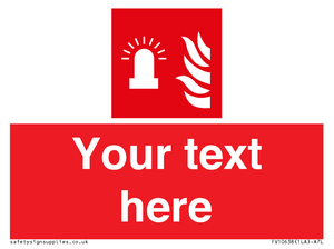 Custom Fire: Fire alarm flashing light